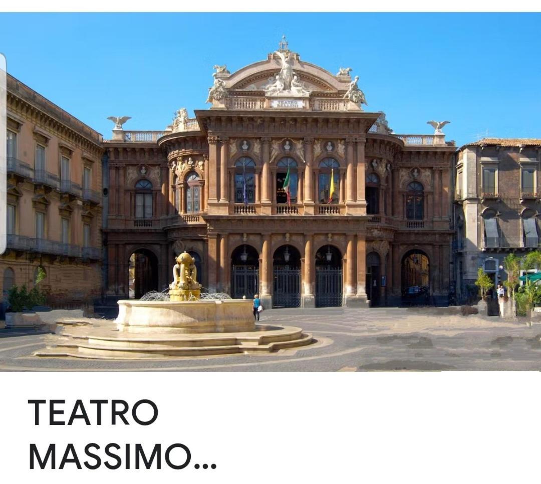 Teatro Massimo Bellini Appartamento Nuovo2+3A/C CTA Exterior foto